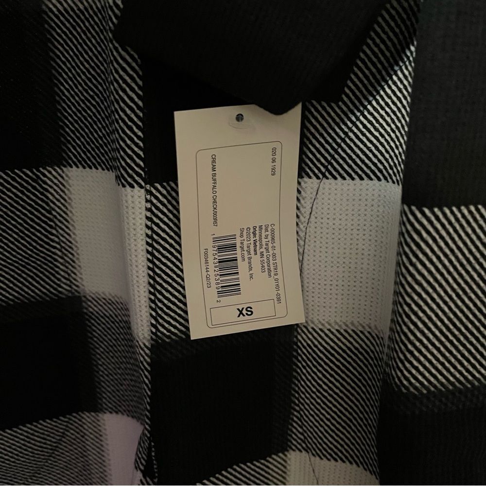 STARS ABOVE Women’s Thermal One Piece Pajamas in Black and Cream Size XS NEW - Picture 14 of 15